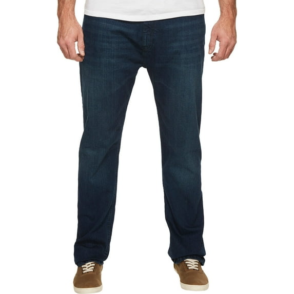 Nautica Men's Tall Size 5 Pocket Relaxed Fit Stretch Jean, Pure Deep Bay Wash, 60W x 32L
