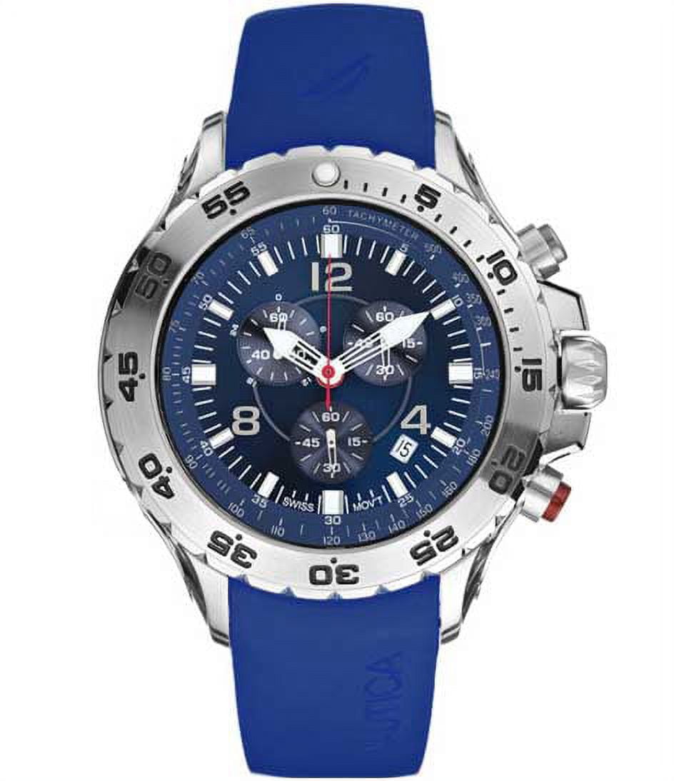 158/ NAUTICA ノーティカ NST600 CHRONO FLAG A19596G クォーツ 腕時計 ※中古美品 158&frasl; NAUTICA ノーティカ NST600 CHRONO FLAG A19596G クォーツ 腕時計