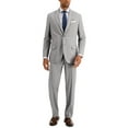 thumbnail image 1 of Nautica Mens Modern fit 2 Piece Suit 48 R / 42 Waist Light Grey Solid Stretch, 1 of 5