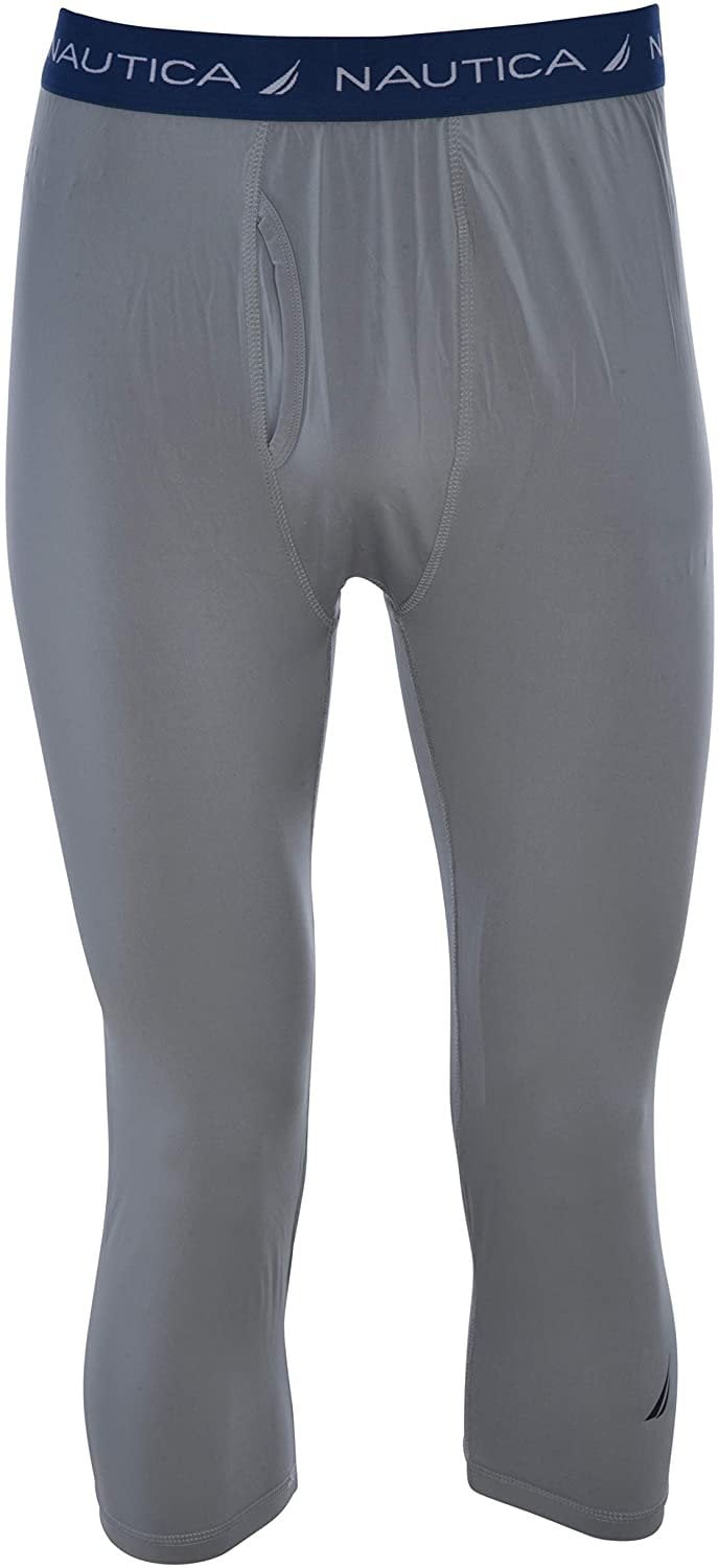 Nautica Mens 3/4 Compression Pants Dry Cool Sports Baselayer Running