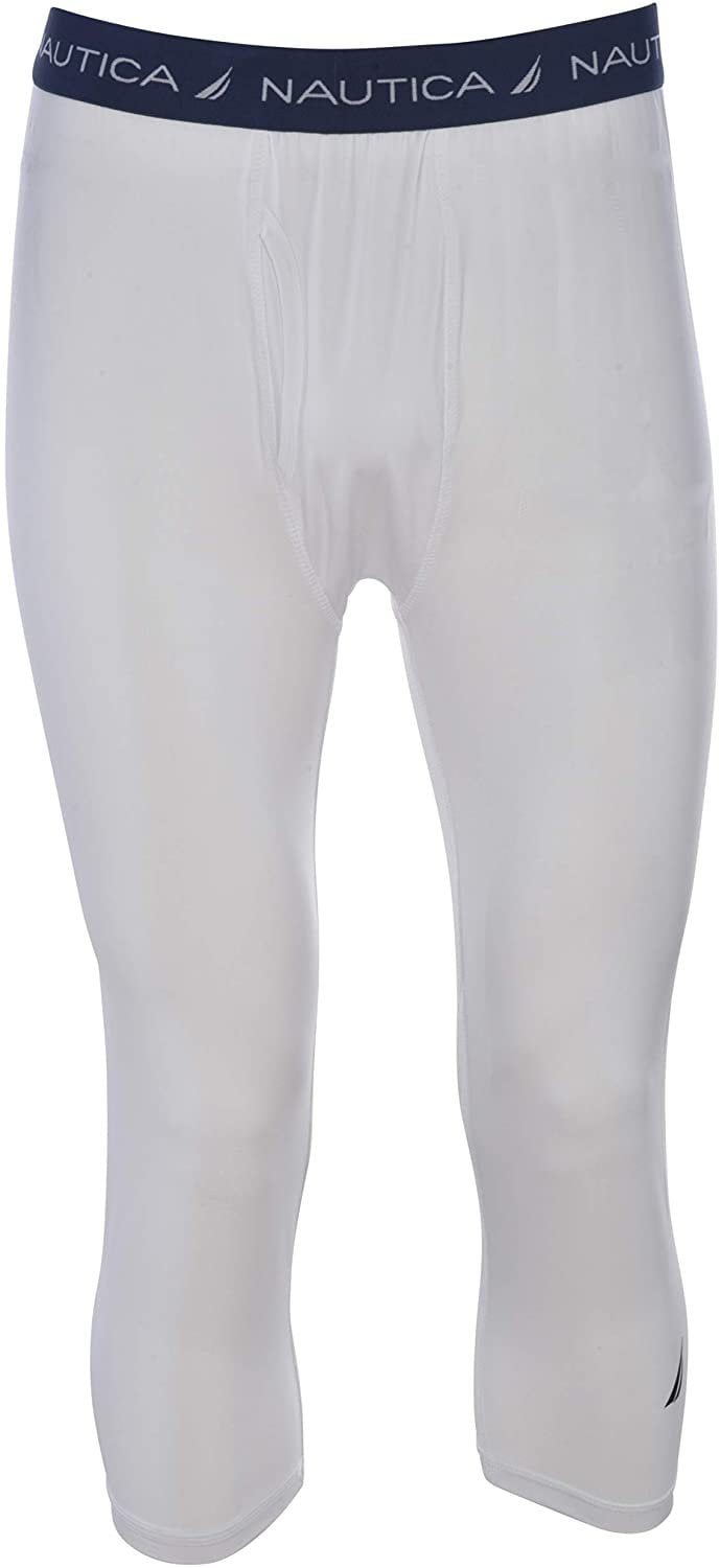 Nautica Mens 3/4 Compression Pants Dry Cool Sports Baselayer Running