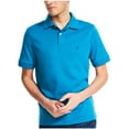 thumbnail image 1 of Nautica Mens Classic Fit Interlock Polo Shirt, Blue, Small, 1 of 1