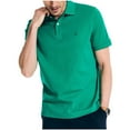 thumbnail image 1 of Nautica Mens Classic Fit Interlock Polo Shirt, Green, X-Large, 1 of 1