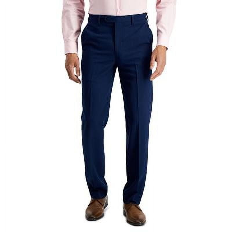 Nautica Men's Classic Fit Twill Flat Front Pant - Casual Office & Weekend Chinos - View #12