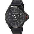 thumbnail image 1 of Nautica Mens Glen Park Quartz 100m Black Stainless Steel/Leather Watch NAPGLP004, 1 of 3