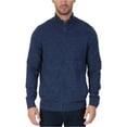thumbnail image 1 of Nautica Mens Knit Cardigan Sweater, Blue, Small, 1 of 2