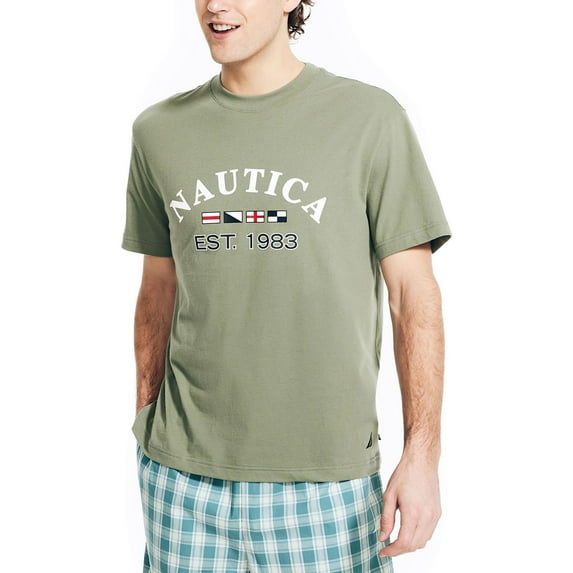 Nautica Mens Knit Graphic T-Shirt