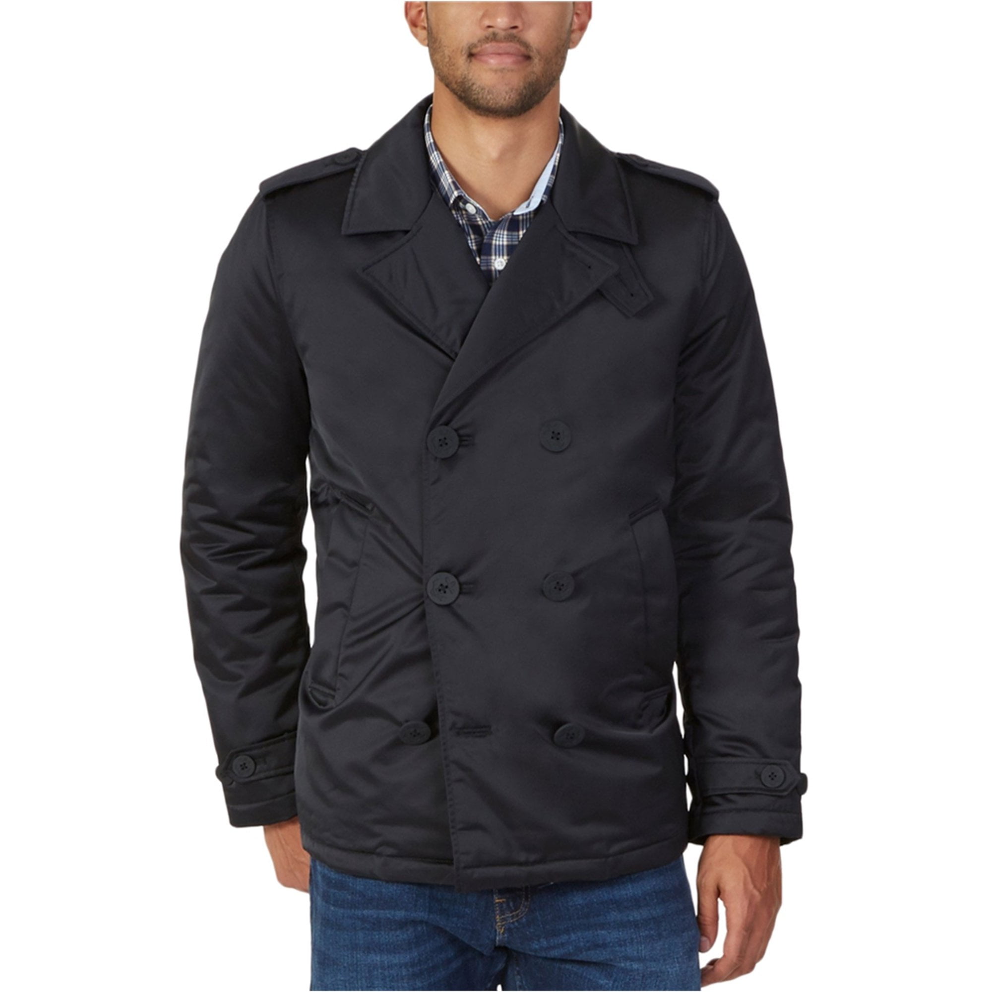 【24AW】DOUBLE FACE PEA COAT(BLACK) 24AW】DOUBLE FACE PEA COAT(BLACK)