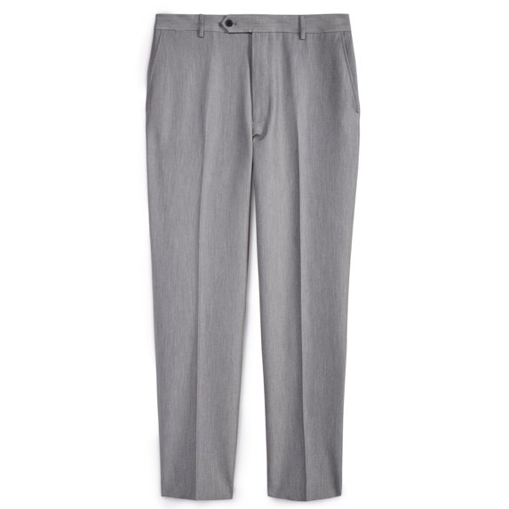 Nautica Mens Modern fit Dress Pants 40 / 36 Light Grey Solid Stretch