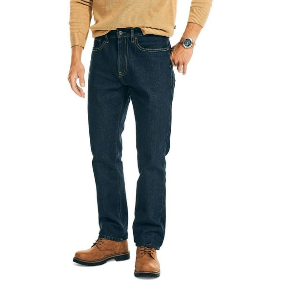 Nautica Mens Rigid Vintage Casual Straight Leg Jeans