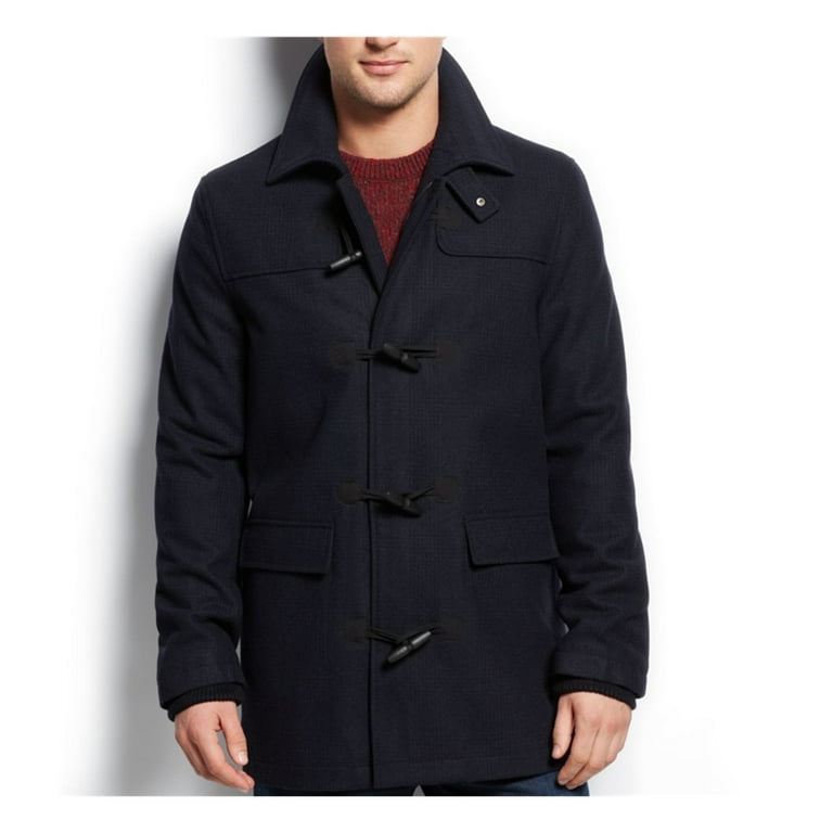 NAUTICA ネイビー　ウール ピーコート Nautica Mens Tonal Toggle Pea Coat, Blue, 40 Short - Walmart.com