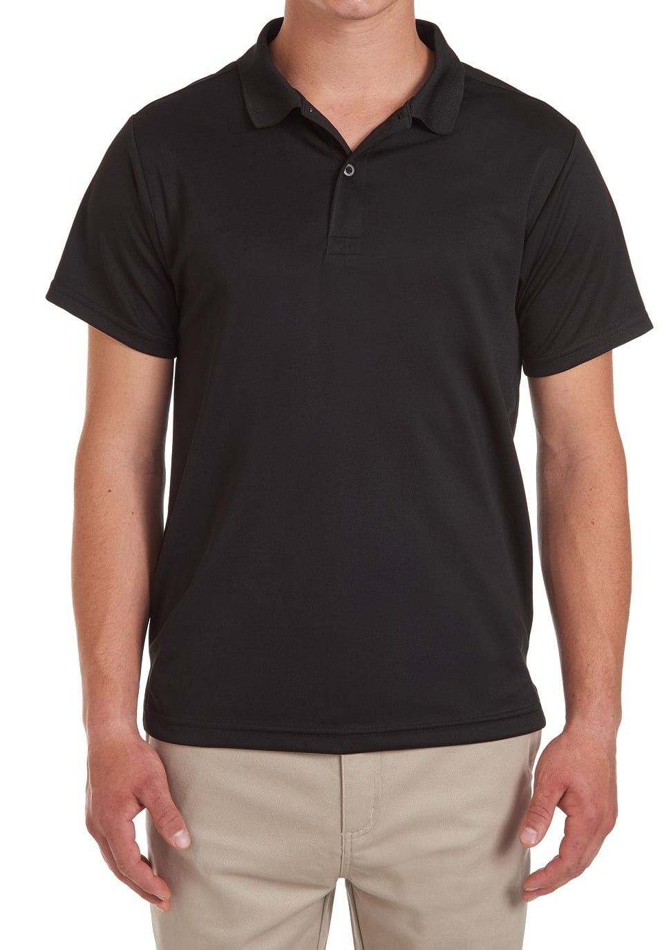 Nautica Mens Uniform Polo Shirt Navy Performance Solid $28