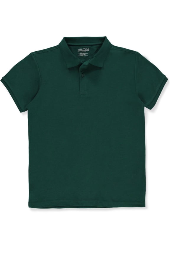 Mens Uniform Short Sleeve Stretch Pique Polo;Small(34-35)