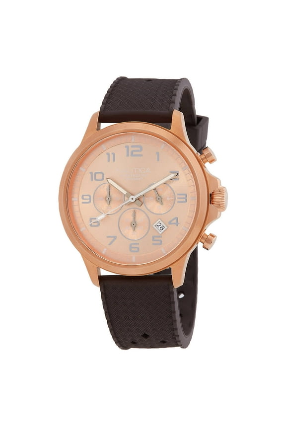 NCT Blue Ocean Chronograph Quartz Rose Gold Dial Men's Watch NAPBOS403