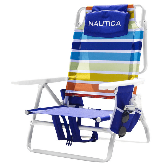 Nautica NTBC22RS Beach Chair 2Pack, Rainbow