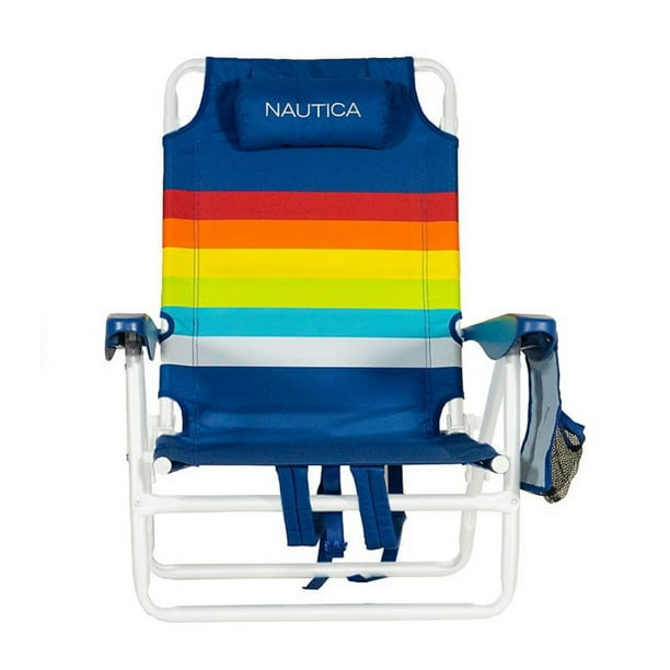 Nautica Beach Chair with Cooler Pack for Resort Patios Walmart