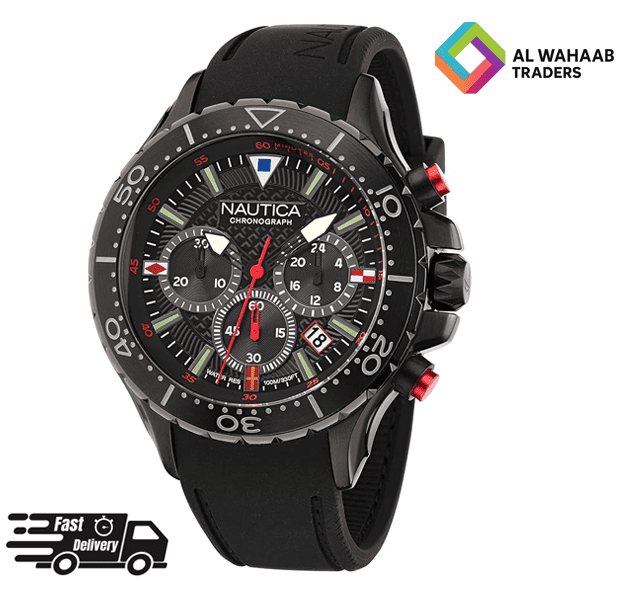 Nautica Nst Chronograph Quartz Black Dial Men's Watch NAPNSF202