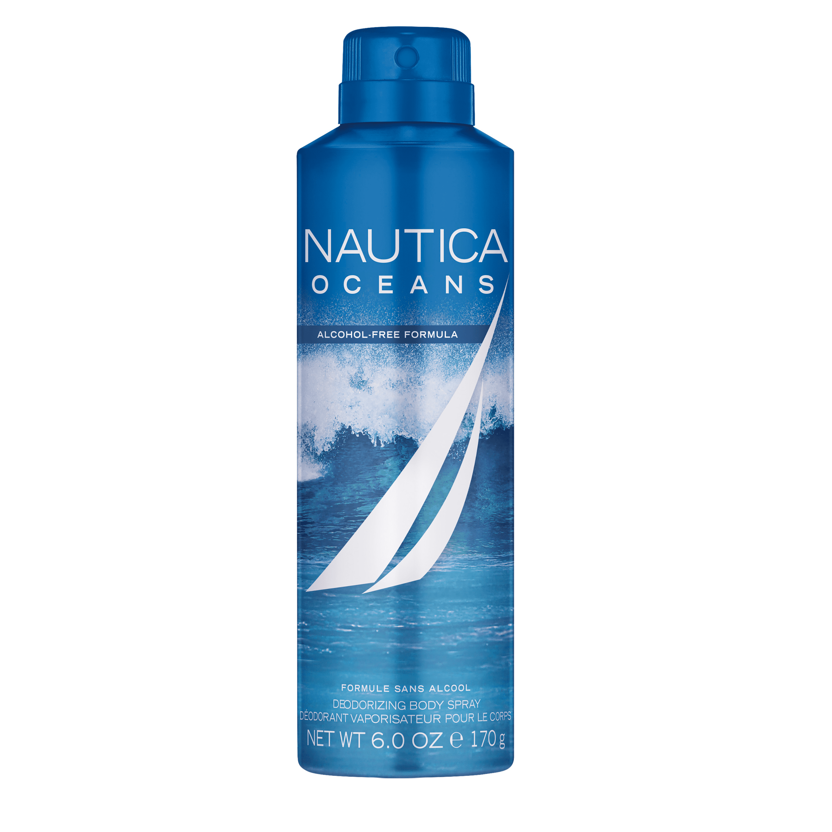 Nautica Oceans Body Spray, Alcohol-Free Fragrance, Fl Oz, Marine