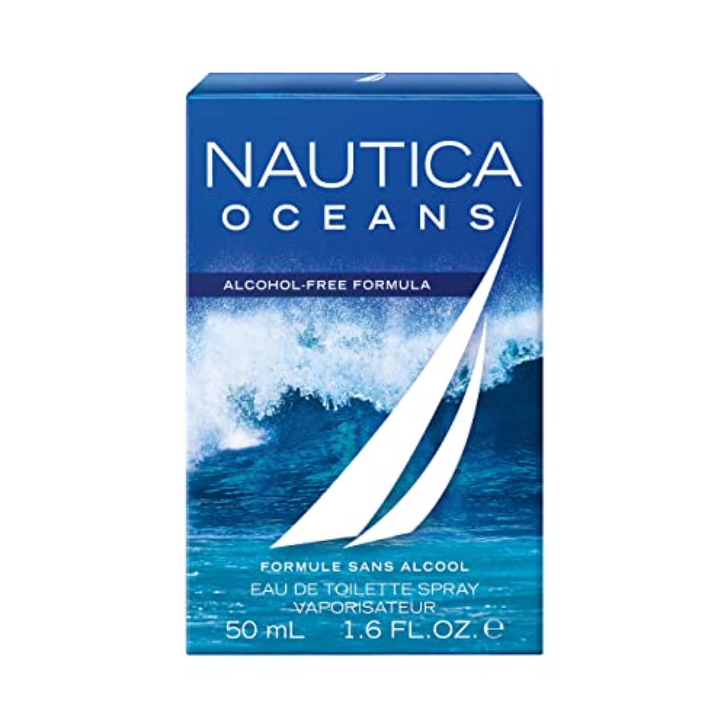 Nautica Oceans Eau de Toilette Spray, Vegan Formula, Fragrance, Aquatic