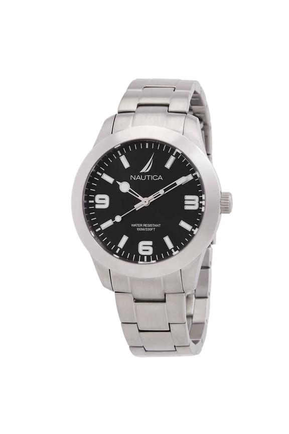 Pacific Beach Quartz Black Dial Men's Watch NAPPBF205