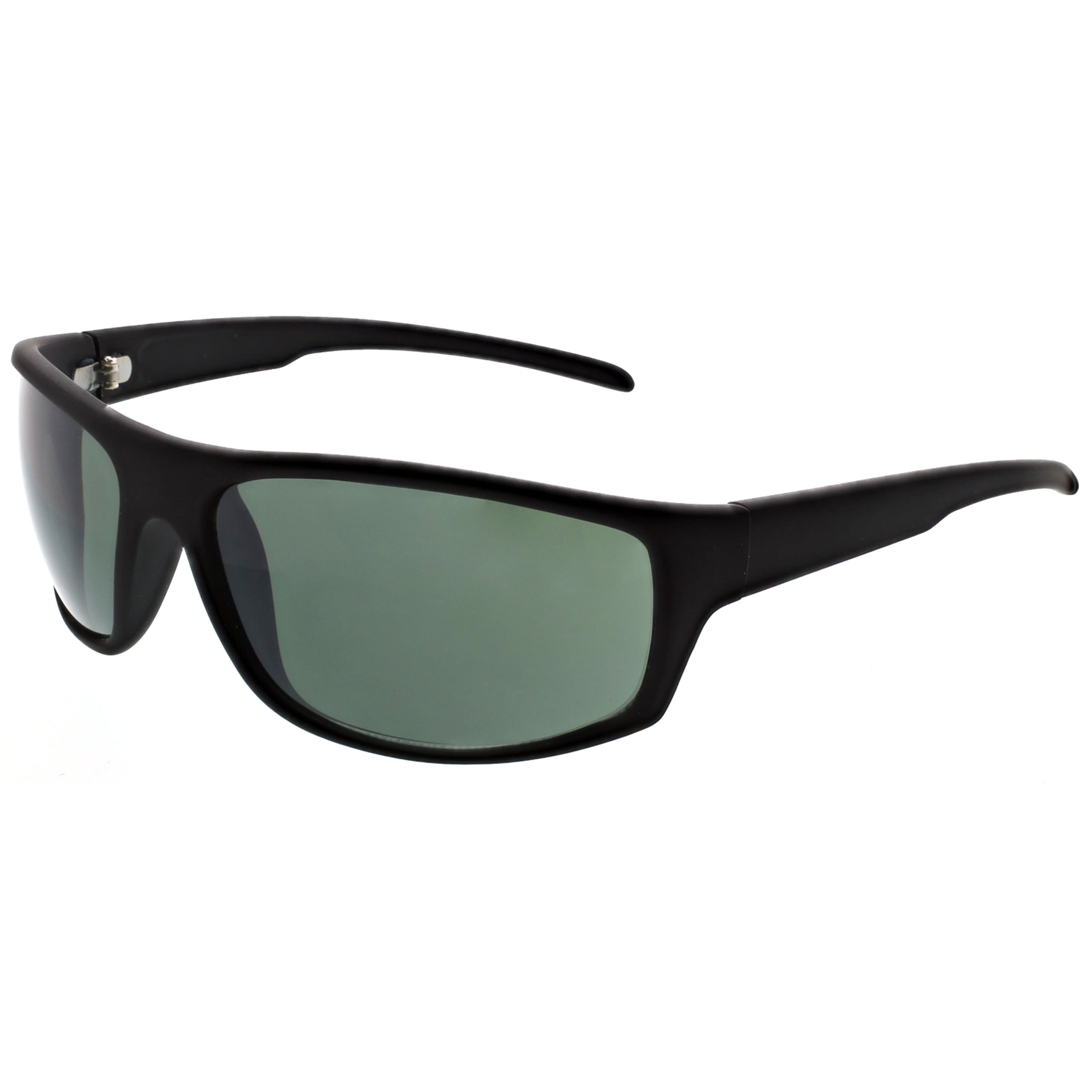 Nautica Polarized Sunglass, Soft Touch Black Classic Wrap, 2024