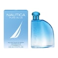 thumbnail image 1 of Nautica Pure Blue Eau de Toilette, Fougere Aromatic Marine Fragrance, Vegan Formula, Long-Lasting Scent, 1.6oz, 1 of 5