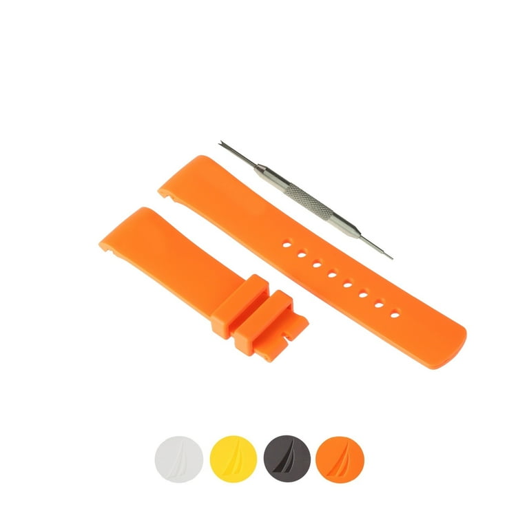 Nautica Rubber Watch Band WBH Band Compatible with NTC Men s NST 22mm Silicone Watch Strap Walmart