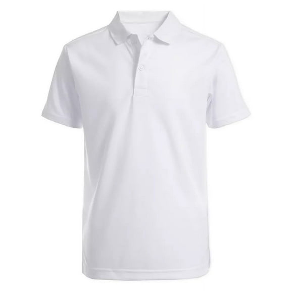 Nautica  Boys' Performance Polo Shirt Color: white Size: 8