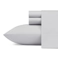 thumbnail image 1 of Nautica Solid 100% Cotton Percale 4-Piece Sheet Set, Full, Sailing Salt, 1 of 5