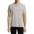 thumbnail image 1 of Nautica Solid Slim Fit V-Neck T-Shirt Grey - L, 1 of 2