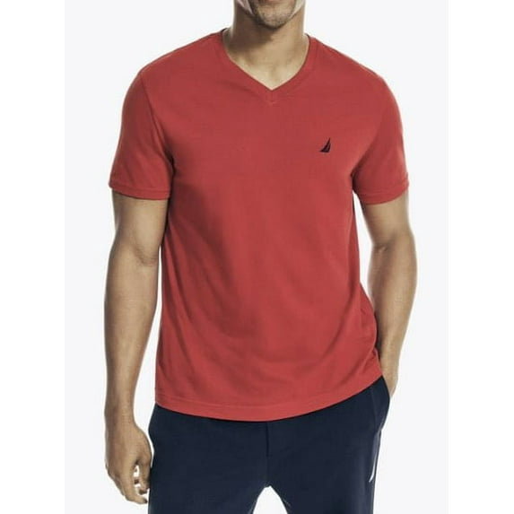 Nautica Solid V-Neck T-Shirt