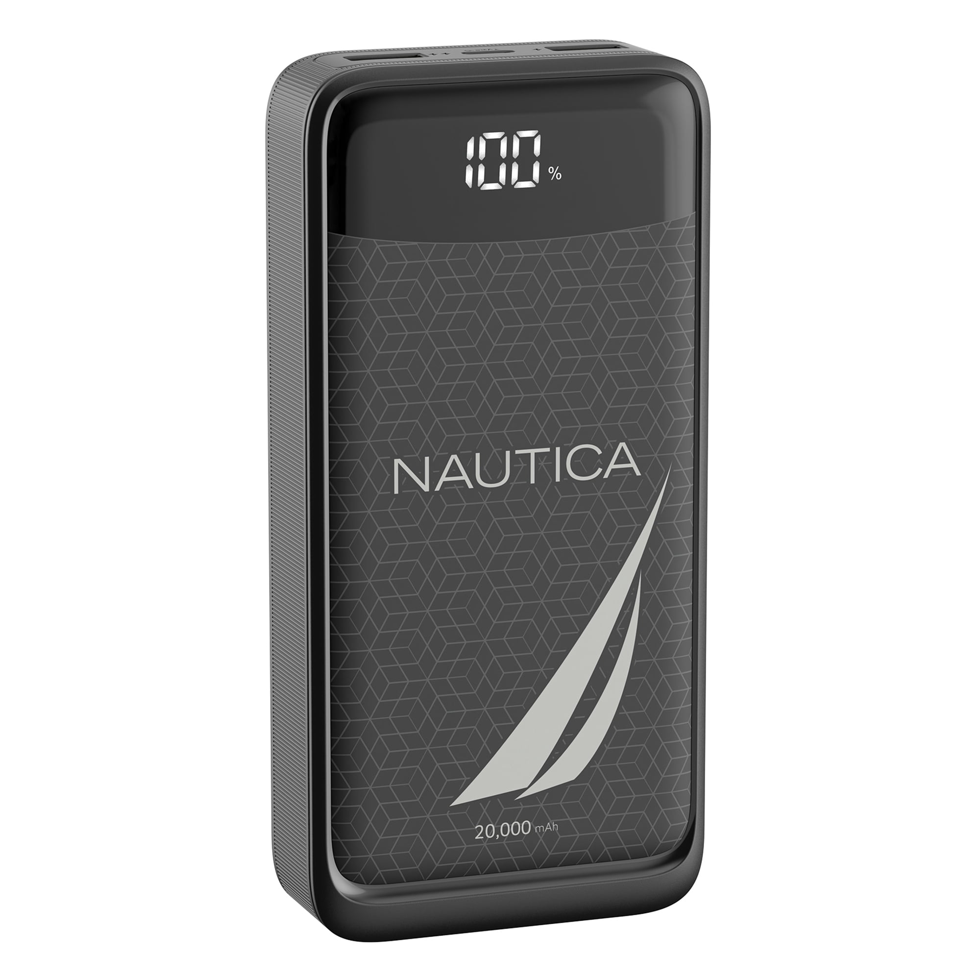 Nautica TURAN PB Dual-USB Hi-Speed Portable Power Pack with Digital Power Display, UCCPB1103, 20kmAh