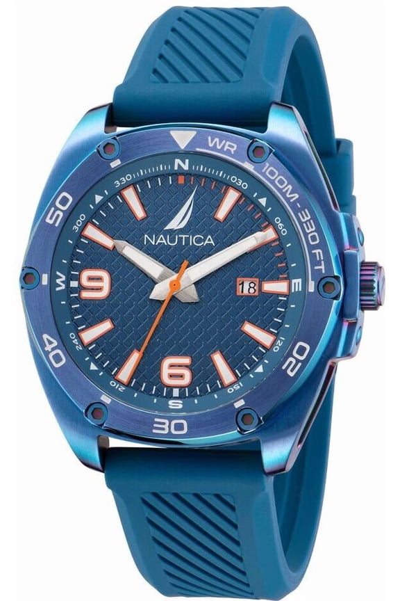 Tin Can Bay Blue Silicone Mens Watch