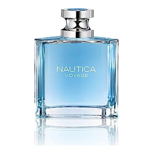 Nautica Voyage Eau De Toilette for Men - Fresh, Romantic Scent with Apple,  Water Lotus, Cedarwood, and Musk - Day Wear - 3.3 Fl Oz