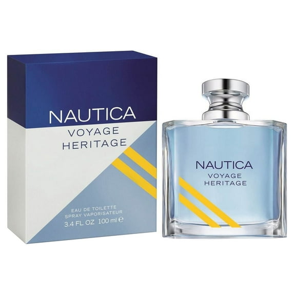 Nautica Voyage Heritage Eau de Toilette, Perfume for Men, 3.3 oz Spray