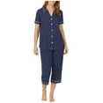 thumbnail image 1 of Nautica Women's 2 Pc Sleepwear Set (Navy, X-Large), 1 of 1