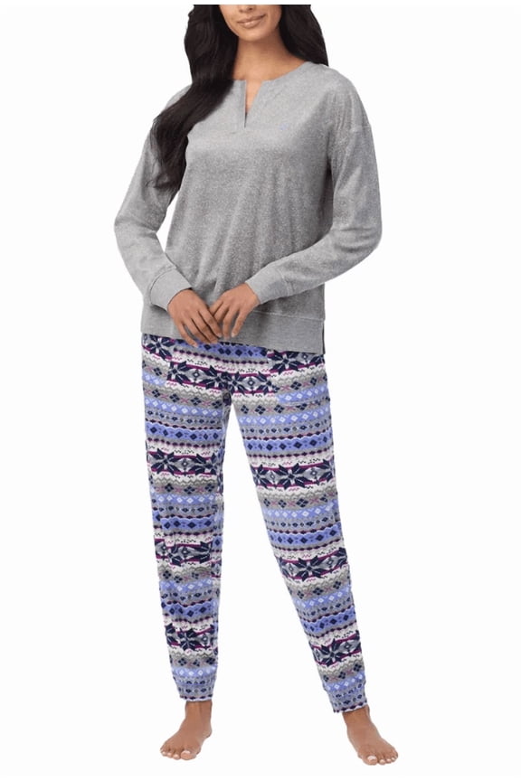 Women's 2-piece Pajama Set Gray Small