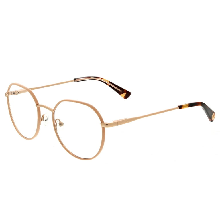 Nautica Women s Petite Round Eyeglasses NLO5017 Blush 50 19 140 with Case Walmart