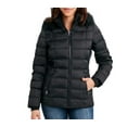 thumbnail image 1 of Nautica Ladies’ Size Large, Puffer Jacket Detachable Hood, Black, 1 of 4