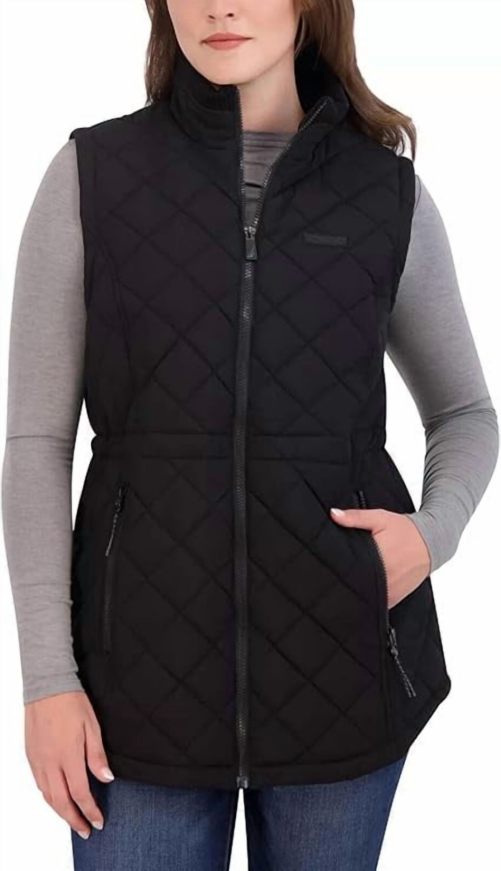 Nautica Women's Quilted Puffer Vest Black Small — free download