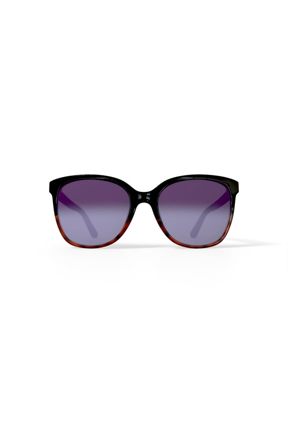 Women's Rx'able Fashion Sunglasses, NLS6001, Black, 57-17-140, with Case