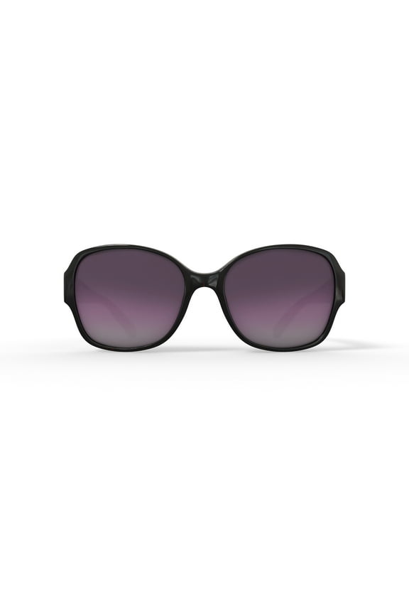 Women's Rx'able Fashion Sunglasses, NLS6002, Purple, 58-18-135, with Case