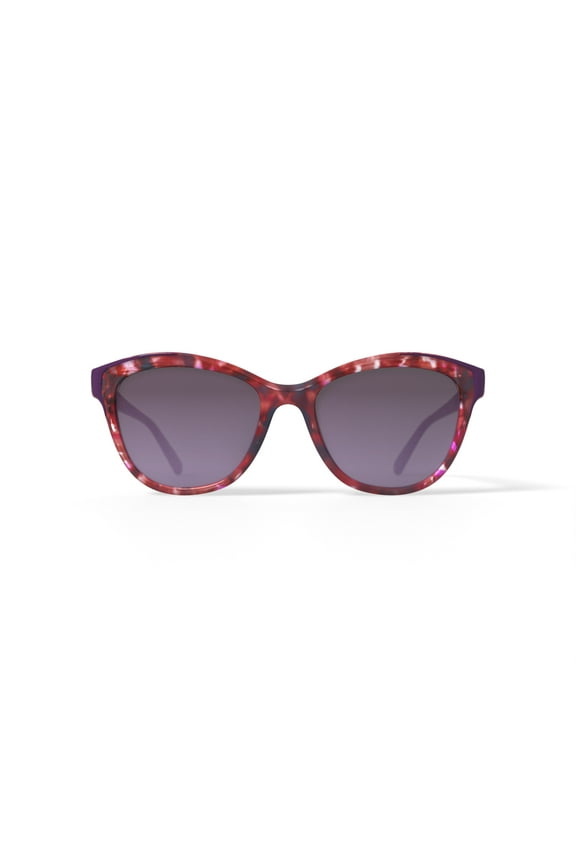 Women's Rx'able Fashion Sunglasses, NLS6003, Purple, 55-17-140, with Case