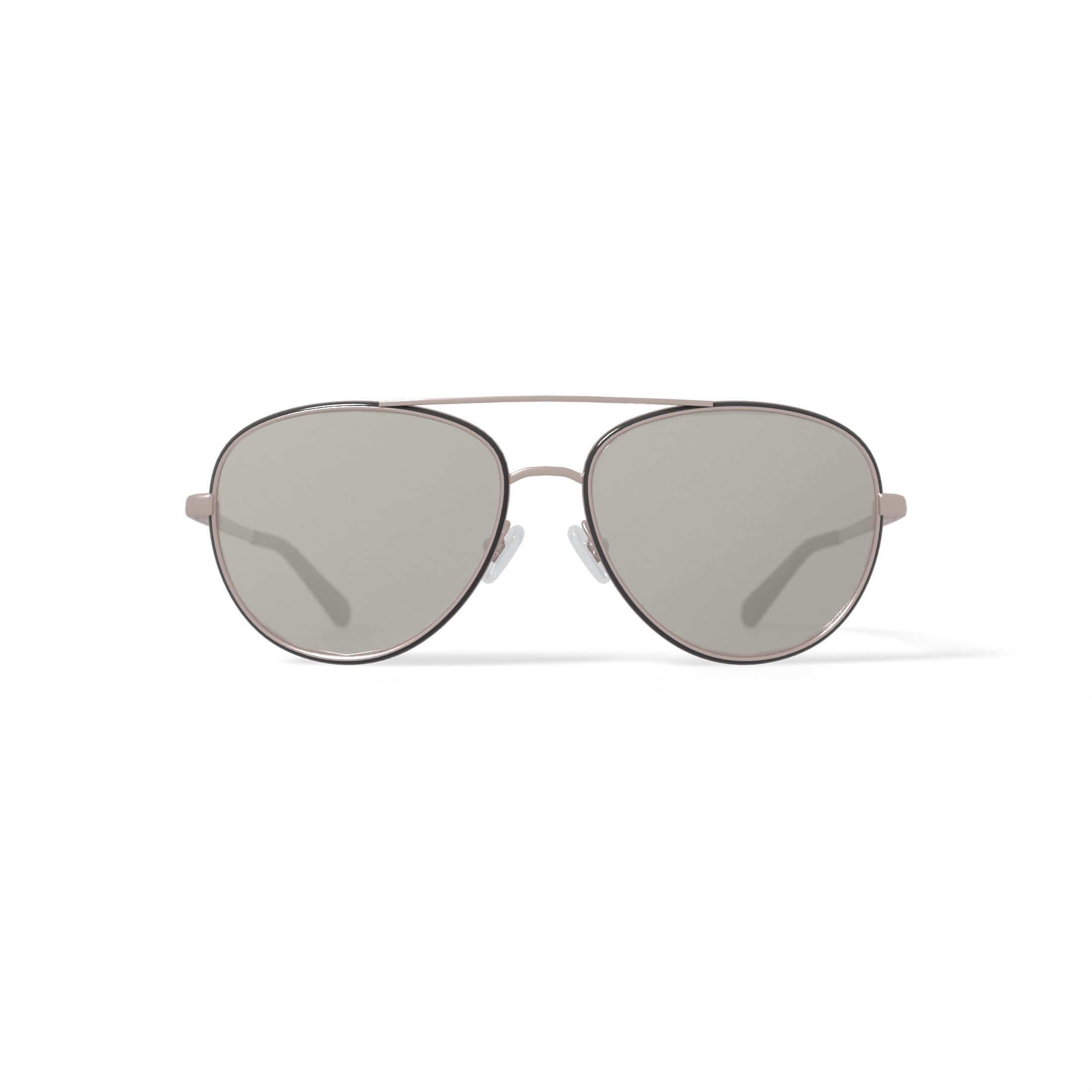 Nautica Women's Rx'able Fashion Sunglasses, NLS6008, Gold, 57-16-135, with Case
