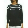 thumbnail image 1 of Nautica Women's striped sweater (4NV Navy, Medium), 1 of 2