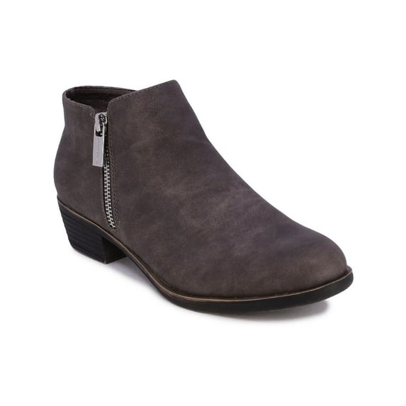 Nautica Womens Alara Padded Insole Faux Leather Shooties