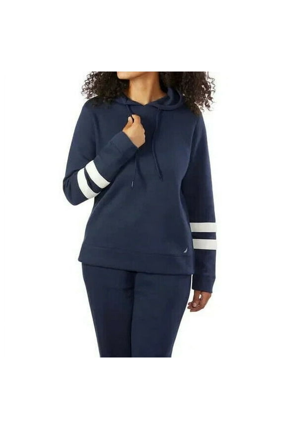 Womens Lightweight Pullover Sweatshirt Hoodie (Size Small, Navy)