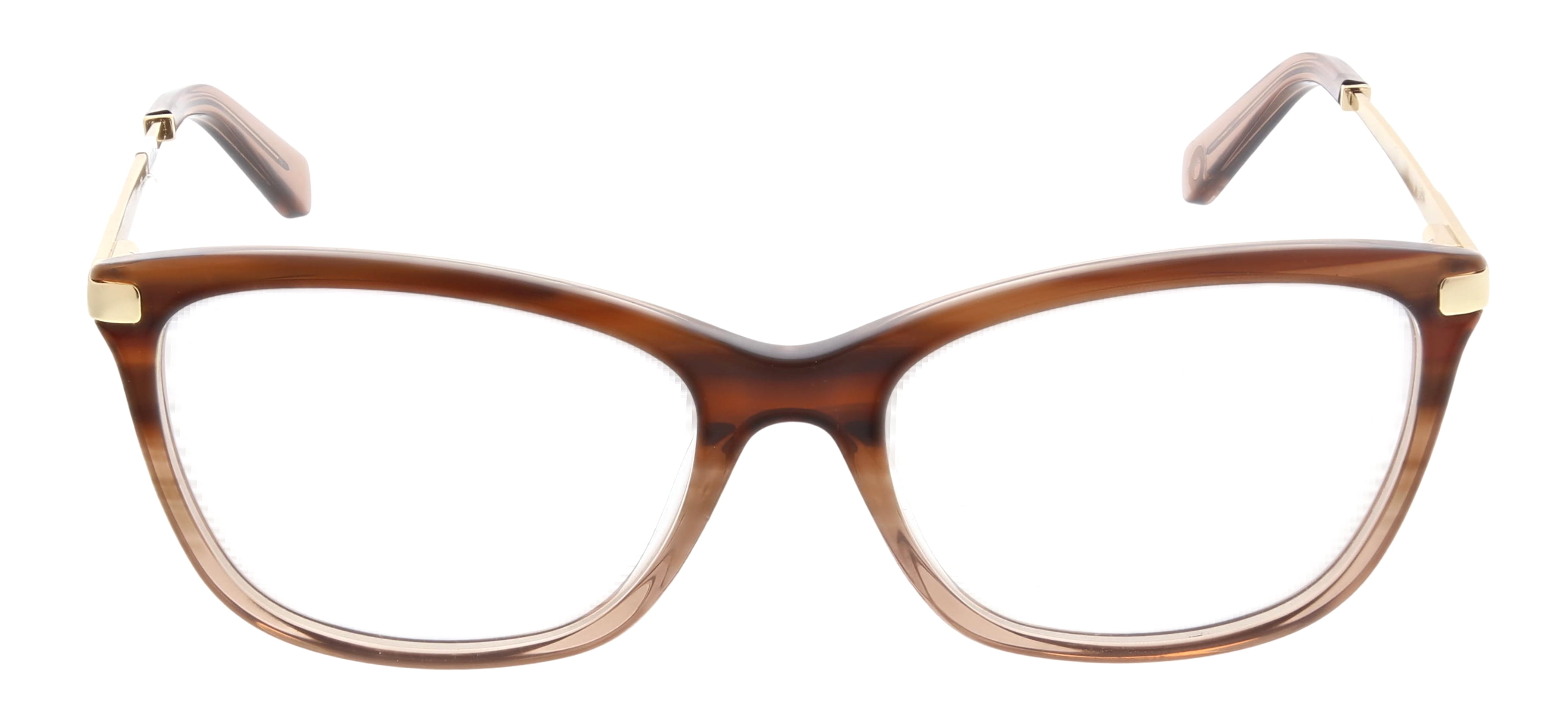 Nautica Women's NLO5022 Tan Acetate Cateye Rx'able Eyeglasses