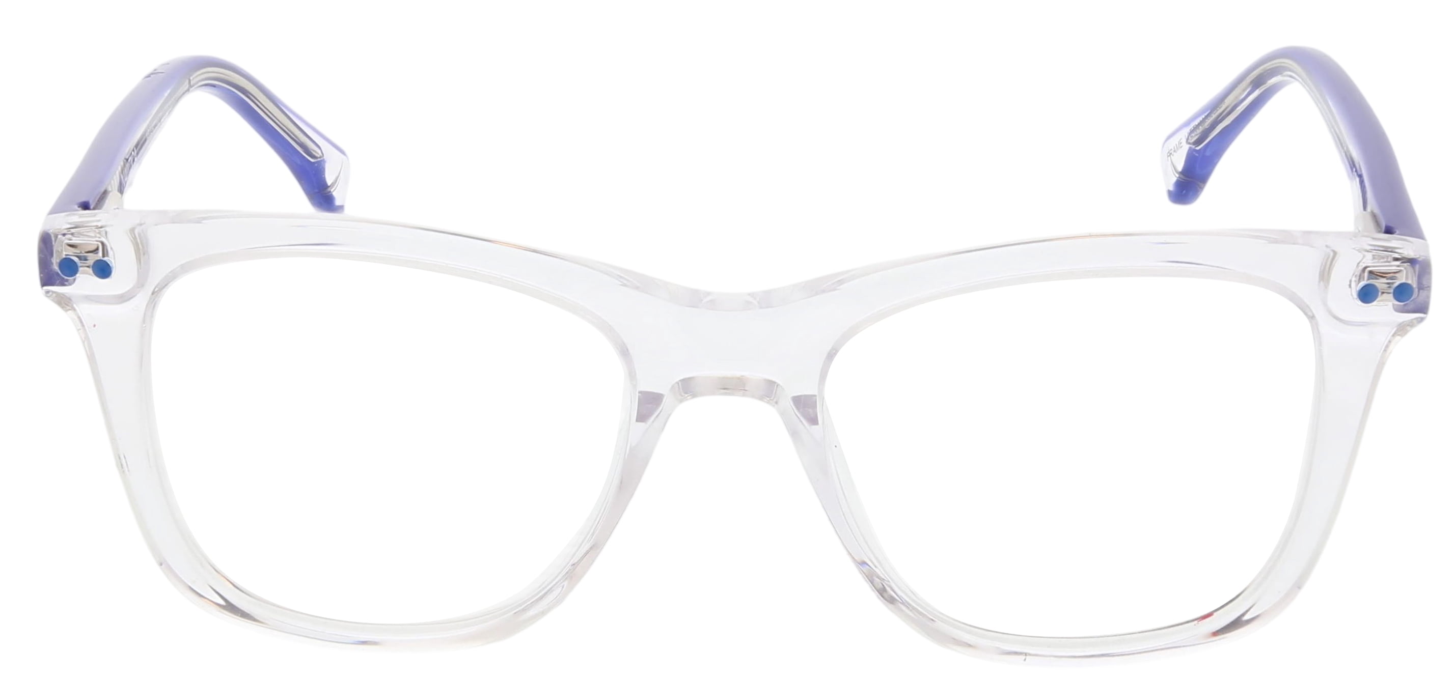 Nautica Youth NBO214 Rounded Square Crystal Eyeglasses with Case