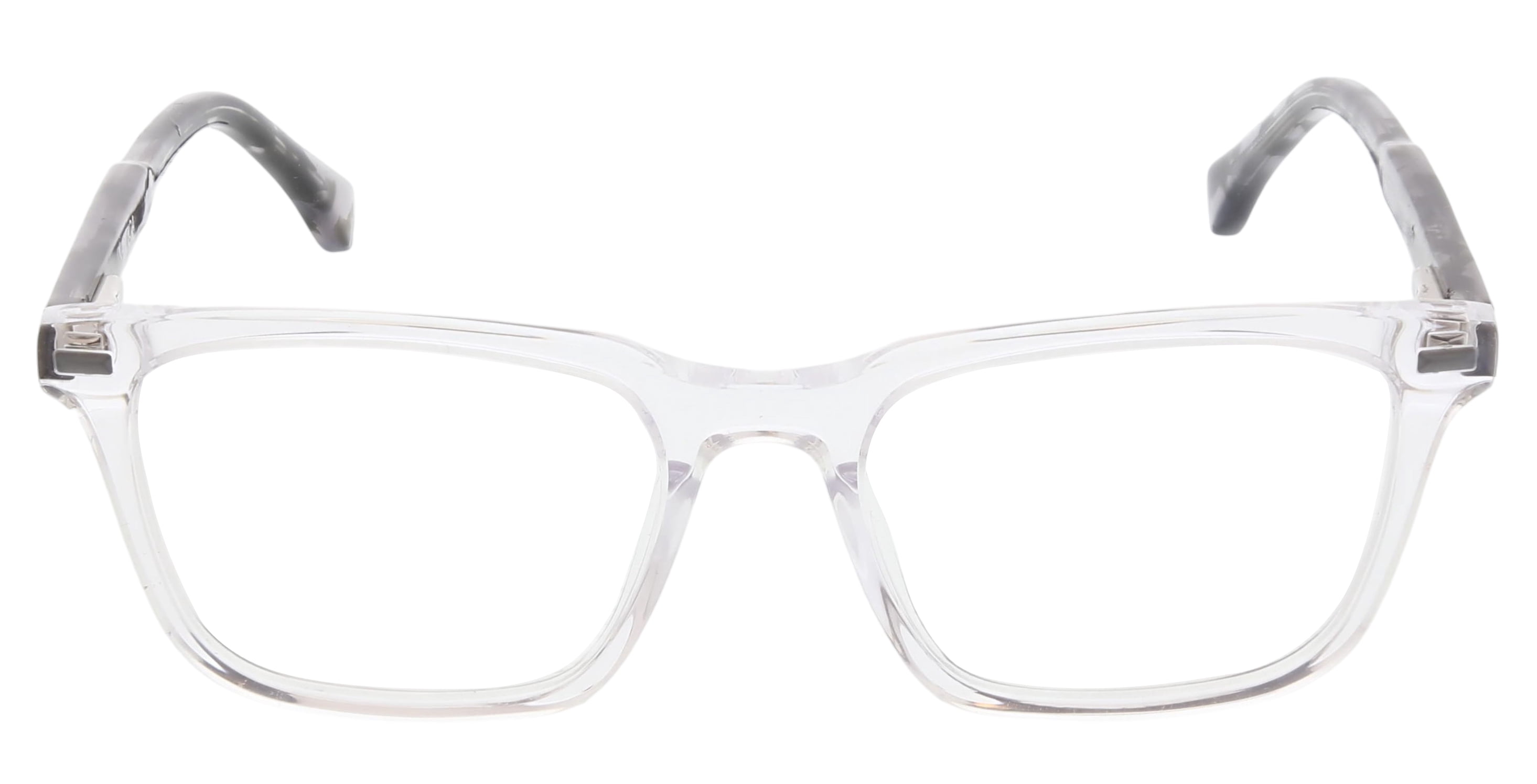 Nautica Youth Square Crystal Eyeglasses with Prescription Lenses and Case
